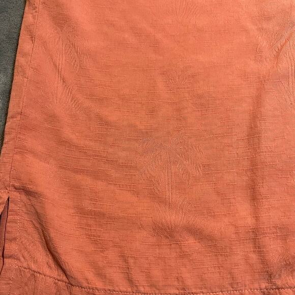 Tommy Bahama Men's 100% Silk Palm Tree Design Hawaiian Button Up Shirt Size MED - Picture 6 of 9